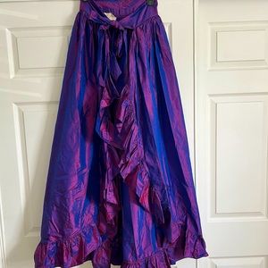 Yves Saint Laurent Authentic Vintage 100% silk Skirt Size 38/M like New!